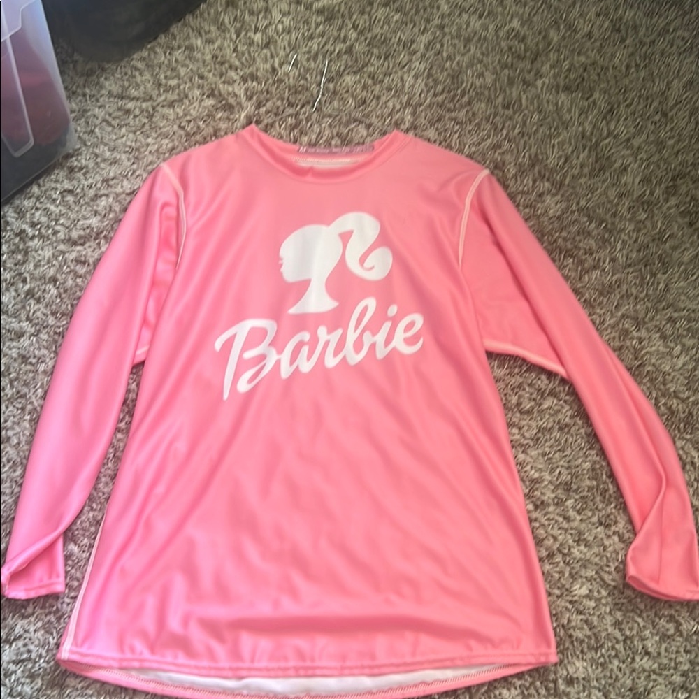 Barbie Pink Long Sleeve Shirt